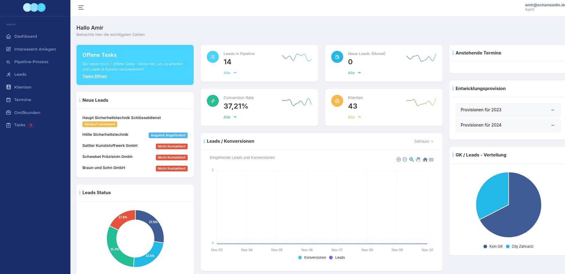 DentVision – CRM & Lead Tracking